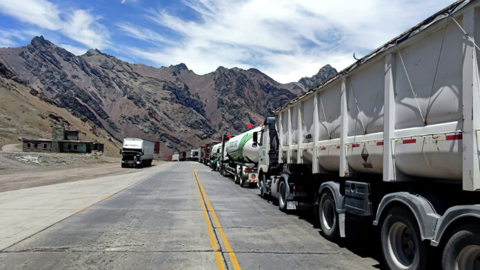 camiones varados Chile