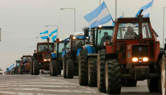 tractorazo protesta