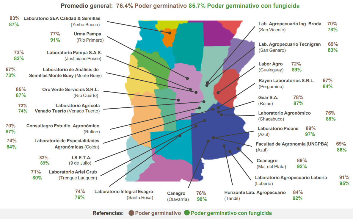 El mapa de la soja