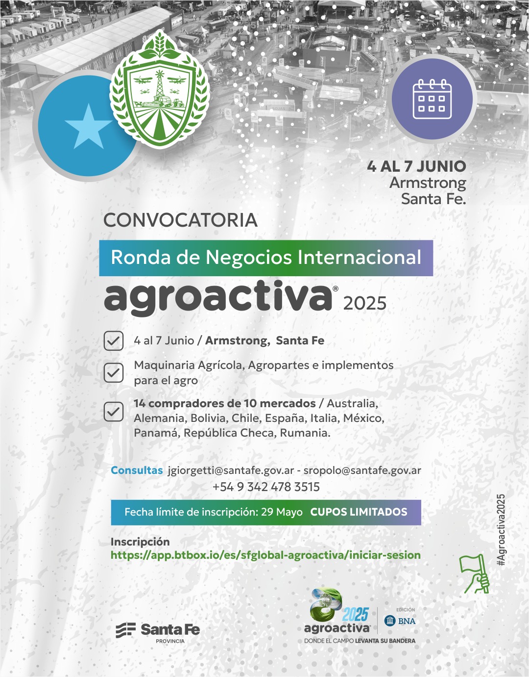 Cuándo son las rondas de negocios en Agroactiva