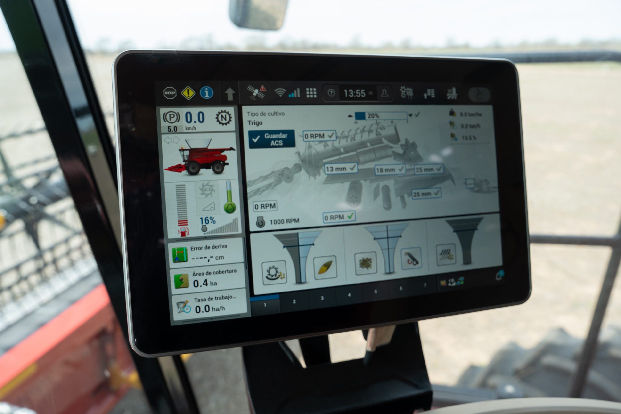 La nueva cosechadora de Case IH