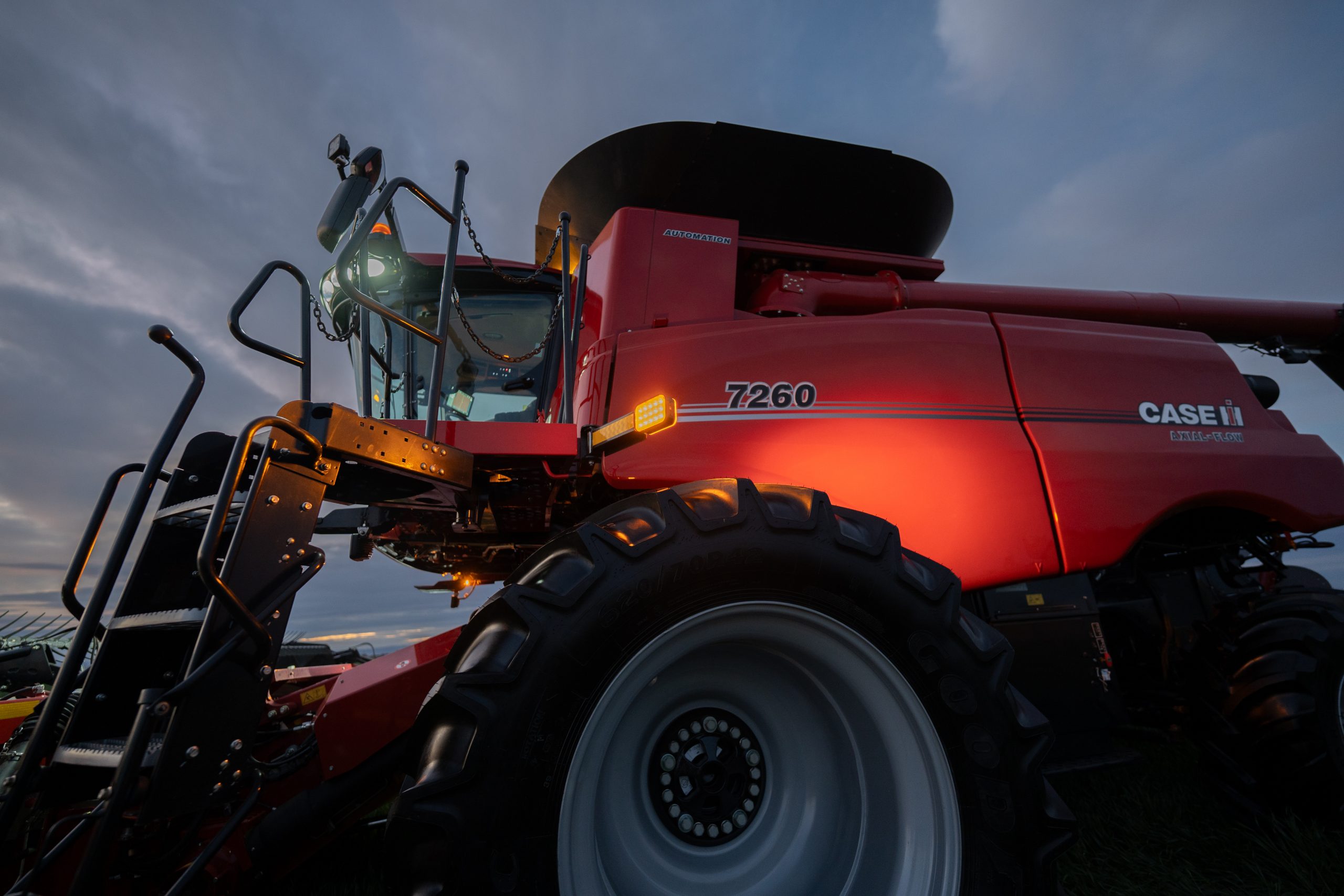 La nueva cosechadora de Case IH
